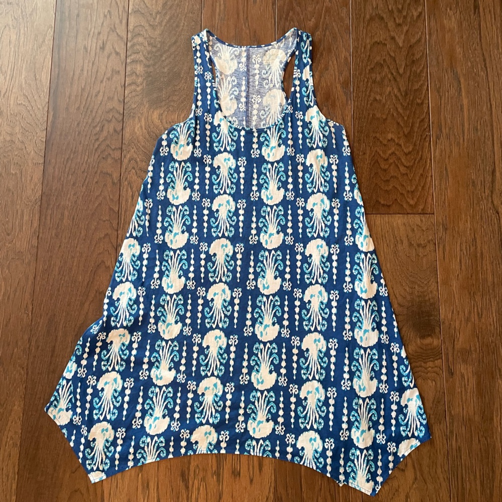 Lilly Pulitzer Blue and White Patterned Dress